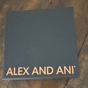 Alex and Ani Silver Bracelet with Colorful Charm